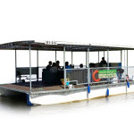 Party barbecue boat